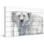 « polar bear », reproduction d’art sur bois blanc-21128802