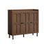 Armoire à chaussures à 5 niveaux avec 3 portes et 3 tablettes réglables pour le vestibule Abril-2005865946