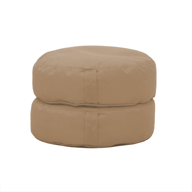 Coussin à billes rond 16 po Element, Sable