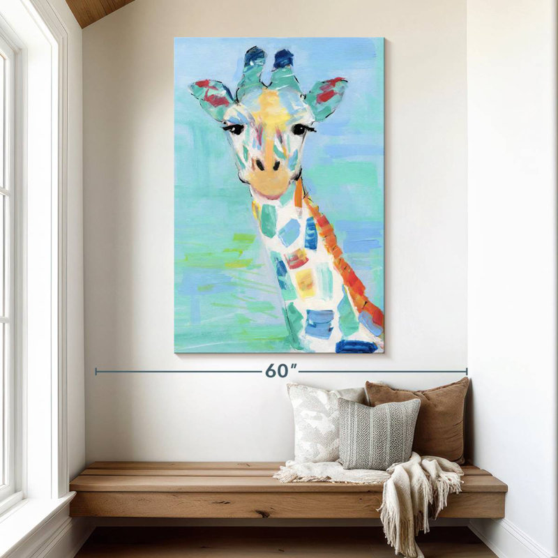 Cool Giraffe, 51" H x 34" W