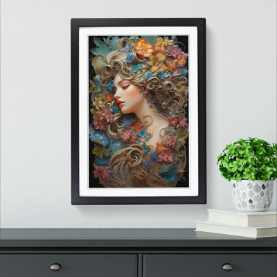 Floral Nouveau - Framed Print