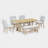 Tymur 6 - Person Extendable Trestle Dining Set-1055293487