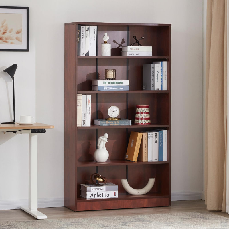 Bibliothèque standard Latitude Run® Gibney, Cerise, (4 tablettes) H 48,03 po x l 33,07 po x P 11,61 po