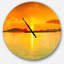 Sunset Sunset - Horloge murale moderne-34141117