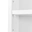 Armoire de salle de bain tendance avec deux portes et tablettes réglables - mobile fonctionnel blanc-118732218
