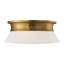 Wadsworth Etched Glass Shade Flush Mount-1966719076