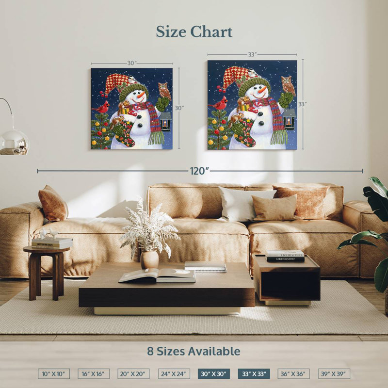 Lelend Snowman With Lantern, 30" H x 30" W