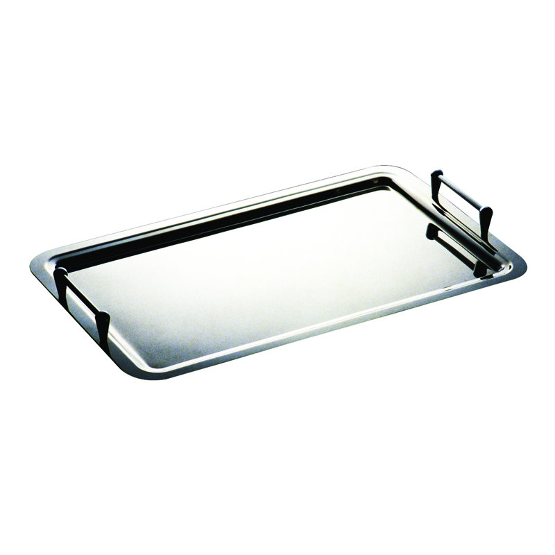 MEPRA Stainless Steel Tray, 20" L x 13.6" W x 1.6" D