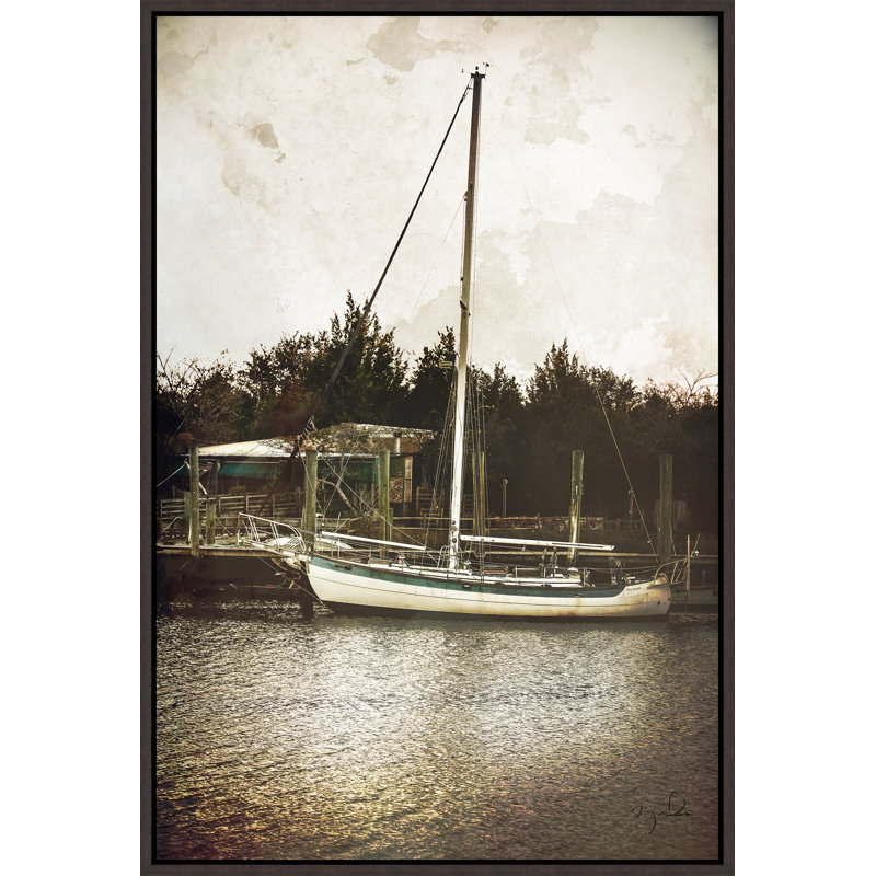 Sailboat Print by Brandon Luther, Image Brush Gel
