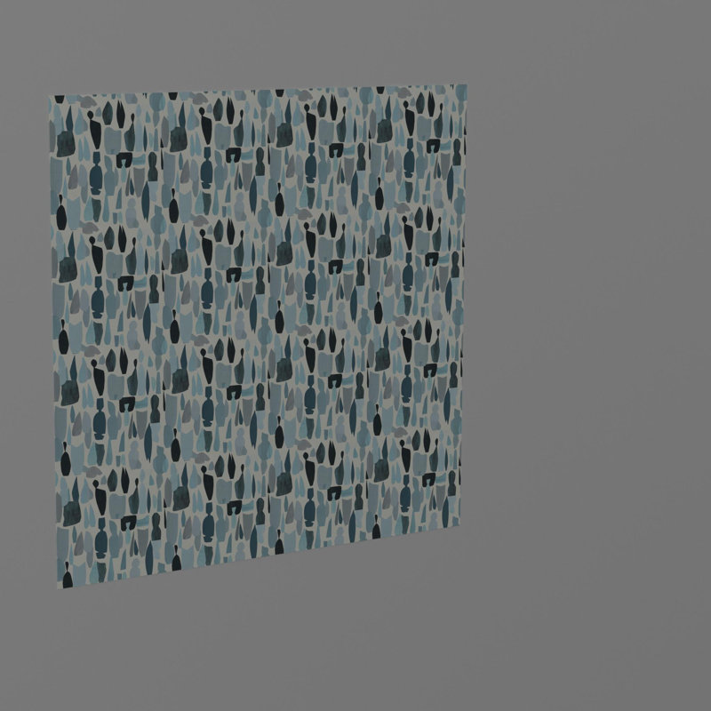 Susan Hable Abstract Wallpaper by Susan Hable, Blue
