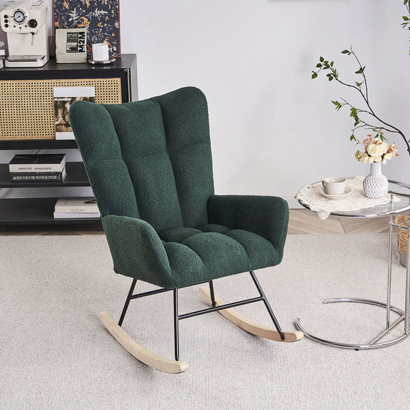 Chaise berçante Jeiny, Émeraude