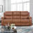 Hunstant 2-Piece Reclining Corner Sectional Sofa And Couch Set With Cupholder & Usb Ports-123143459
