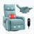 Heat Massage Manual Recliner Chair With Rocker And Swivel-561426457
