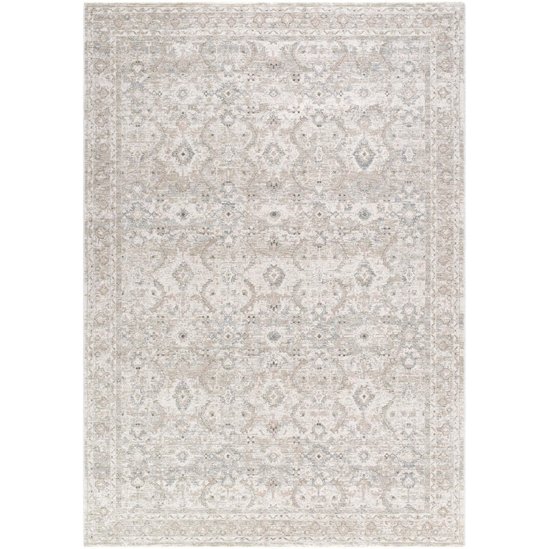 Tapis traditionnel tissé à la machine Arghira, Rectangle 2 pi x 2 pi 11 po