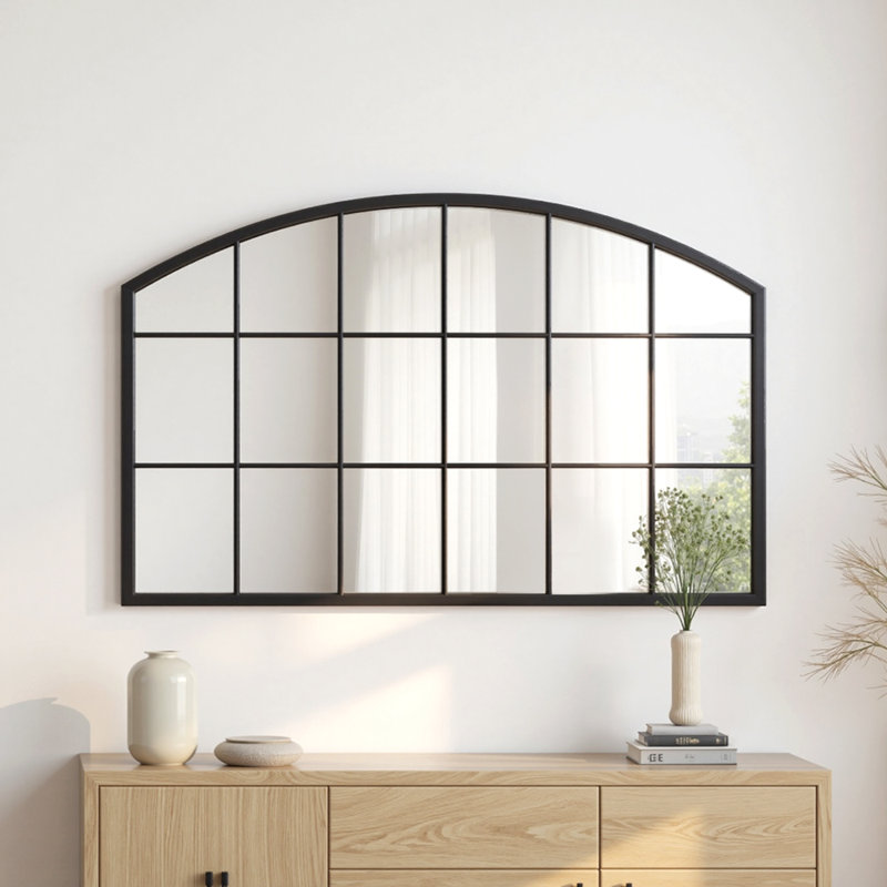 Metal Arch Mirror, 70" x 110"