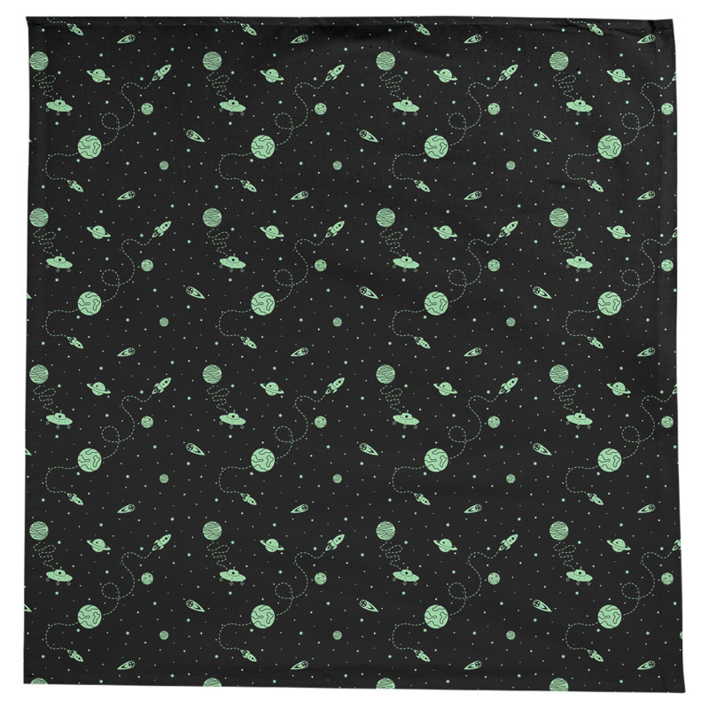 Nappe space outer Avicia, Noir / Vert
