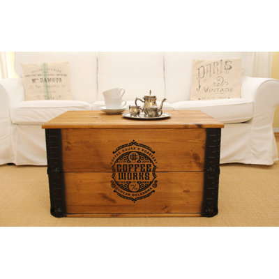 Cael Solid Wood Coffee Table