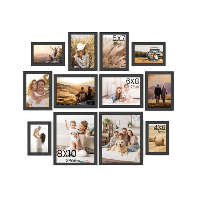Gallery Wall Picture Frame - Frames Included: 12