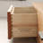 Simple Solid Wood Cherry Burlywood TV Stands