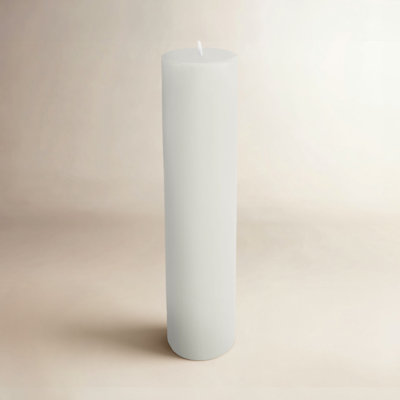 Bougie pilier sans parfum Oliva