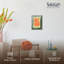 Cadre mural orange et lime en acrylique par NOTORIART-116253609-116253612-116616511