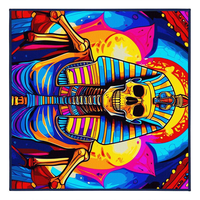 Surreal Glow Rug, Square 7'