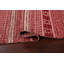 Tapis rose noué à la main de conception unique 3 pi 3 po x 4 pi 8 po