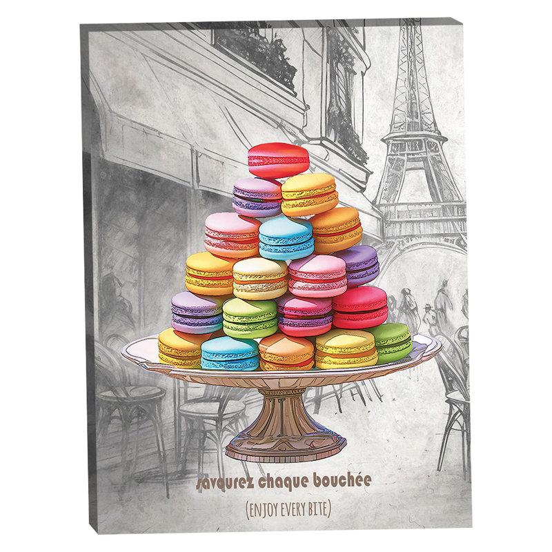 Plateau Macaron à Paris 18 x 24