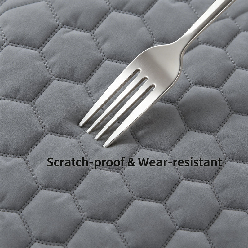 Housse de canapé en velours doux et moelleux, housse antidérapante lavable pour animaux de compagnie, Gris