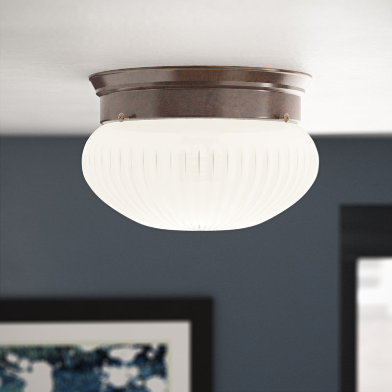  Plafonnier 2 lumières en nickel satiné, Nickel satiné, Deux lumières