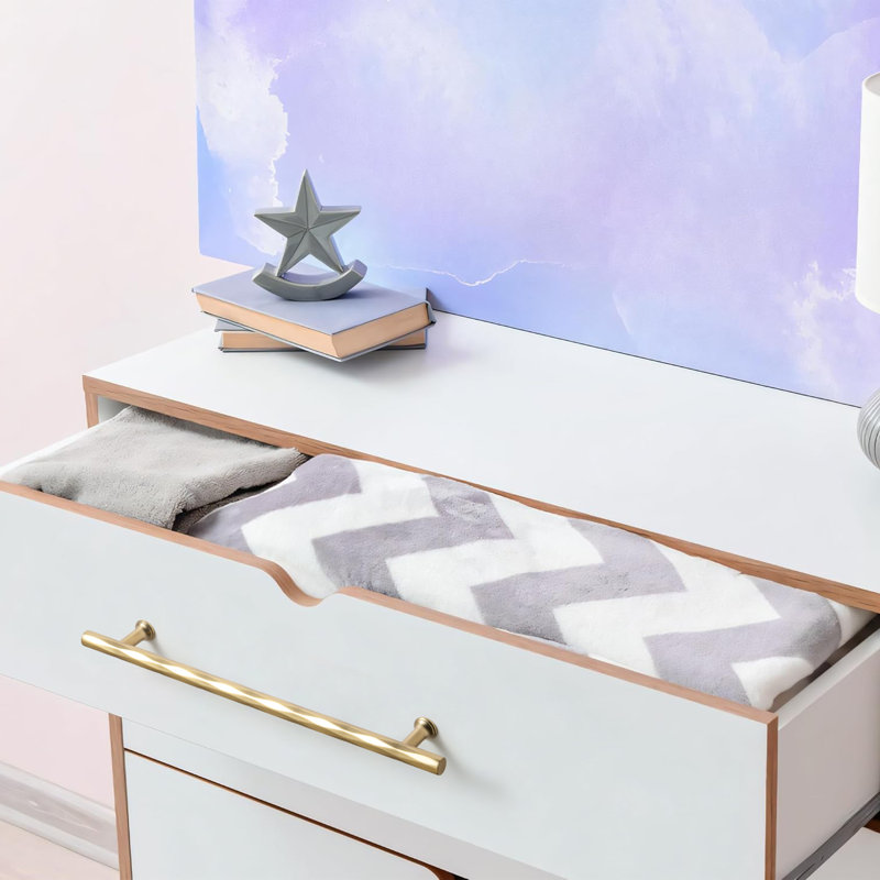 Poignée de meuble moderne en forme de diamant, 7 3/5", Bronze champagne
