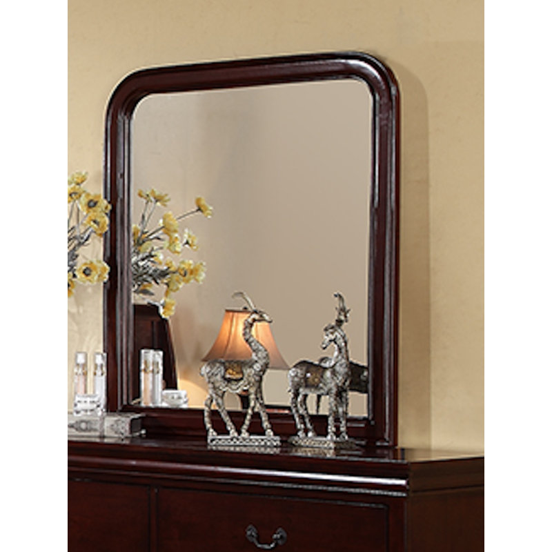 Miroir de commode Gira, Marron foncé