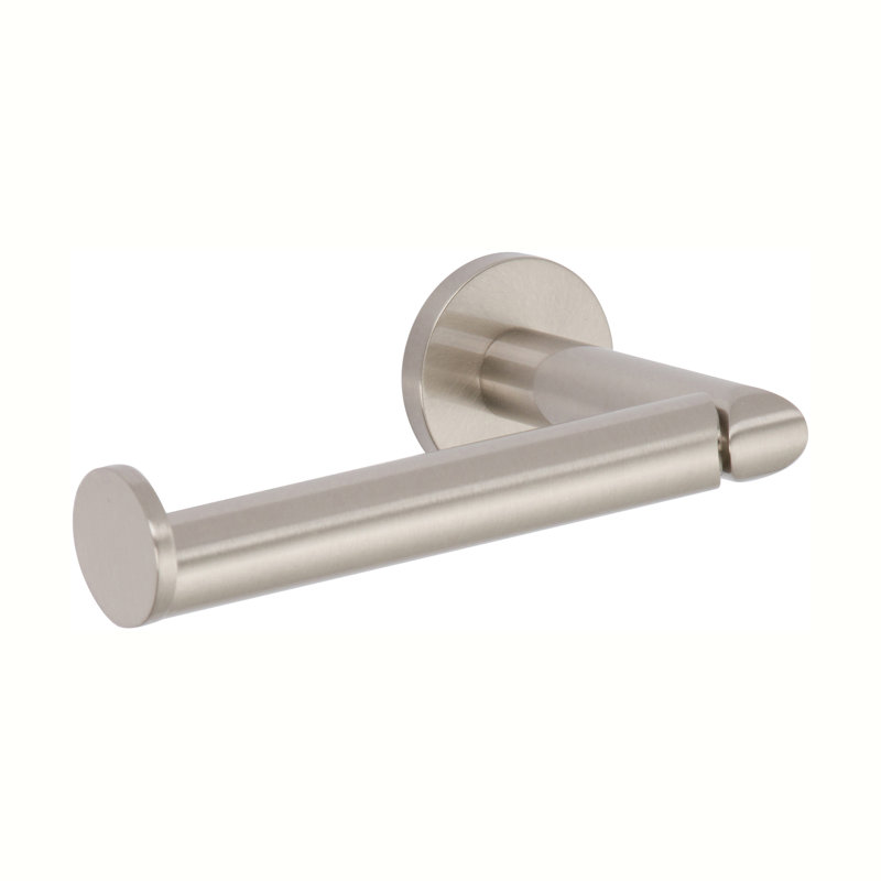 Sine Open Toilet Paper Holder, Satin Nickel