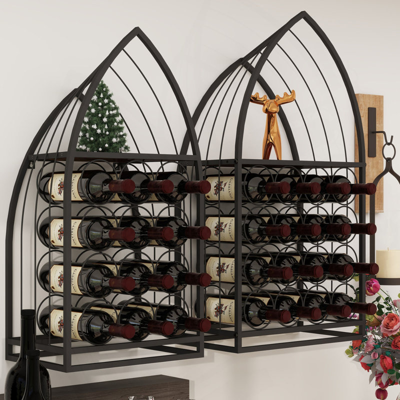 Armoire à vin en forme de voilier, présentoir 2 pièces, armoire à vin autoportante avec rangement pour bouteilles, bar à spiritueux et à vin, cuisine, salle à manger