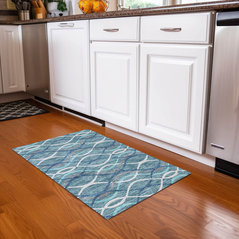 Tapis tissé à la machine Lamanna , Rectangle 1 pi 8 po x 2 pi 6 po
