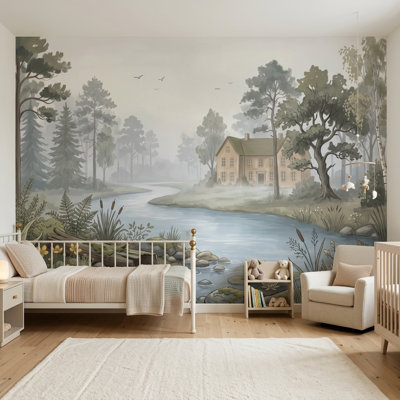 Papier peint Misty Forest