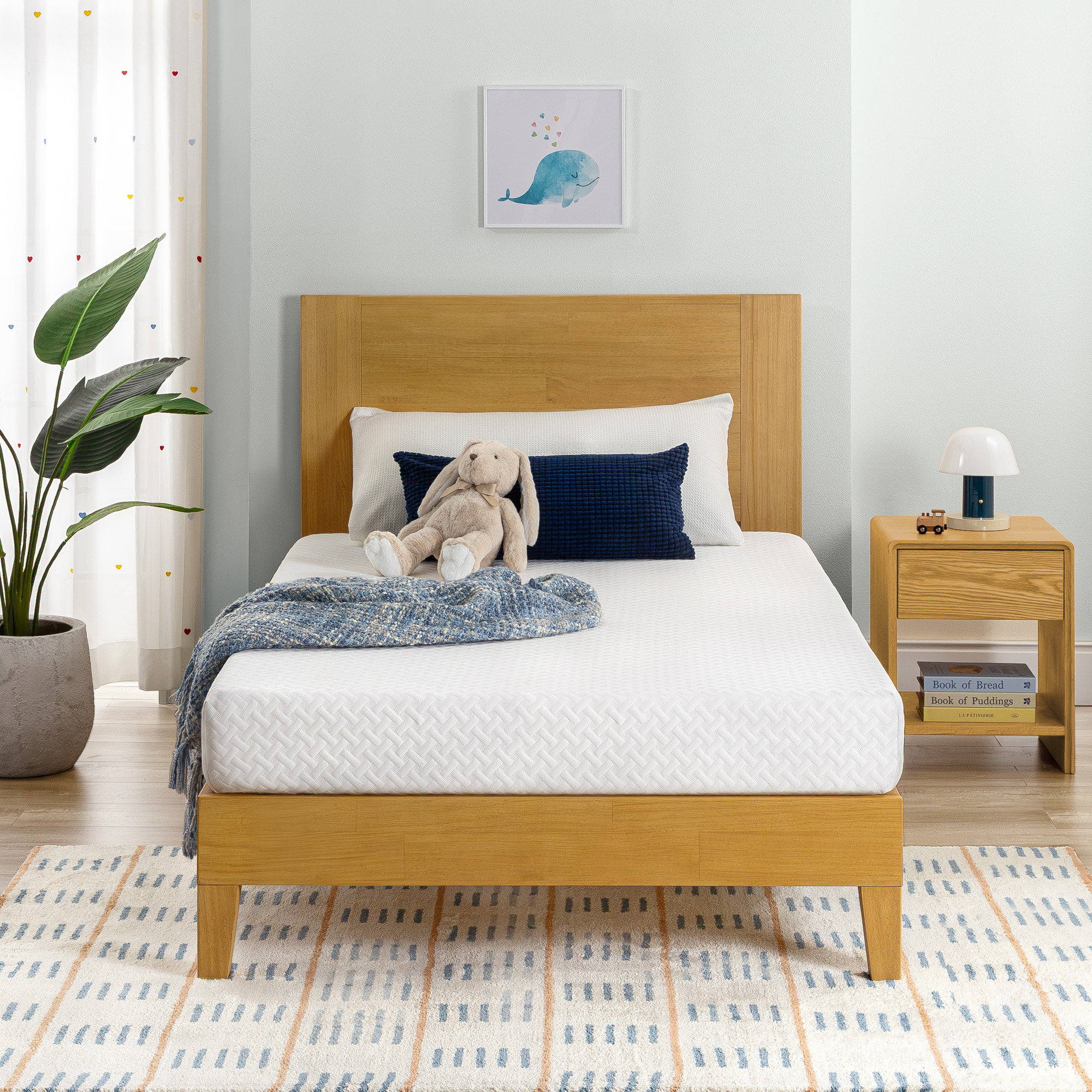 Sleep by Wayfair™ Medium Cooling Gel Memory Foam Mattress, Twin, 6"