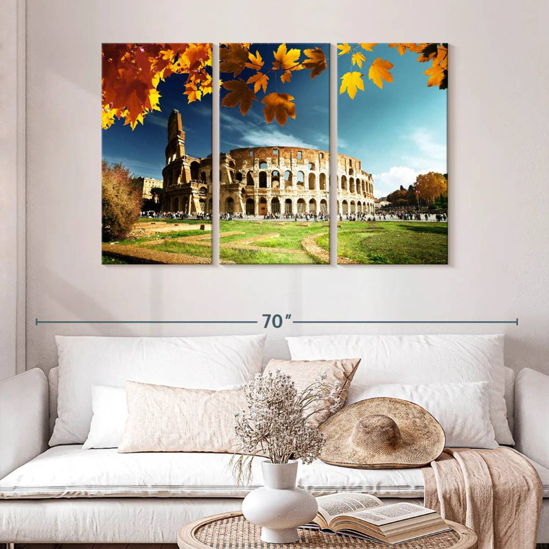 Lilie Colosseum en automne, H 32 po x l 50 po