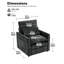 Fauteuil d'appoint moderne rembourré 32,5 po Drago-281660263