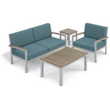 Travira 4 Piece Sofa Set with Cushions
