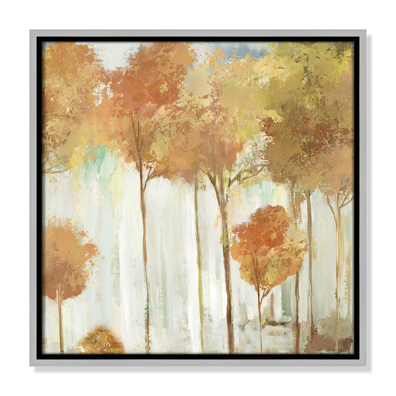 «The Prelude II - Floater Frame», reproduction d'art sur toile, H 17,5 po x l 17,5 po x P 2 po, Toile argentée