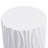 Outdoor Side Table With Wavy Fluted Design