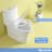 One-Piece 0.8/1.28 GPF Dual Flush Elongated Toilet In Seat Included-102800256