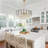 8-Light 23.6" Dimmable Tiered Crystal Chandelier