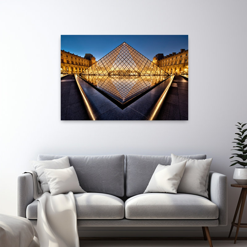Pelissier - Le diamant abstrait, art mural contemporain, H 32 po x l 48 po