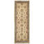 Wool Oriental Area Rug in Cream