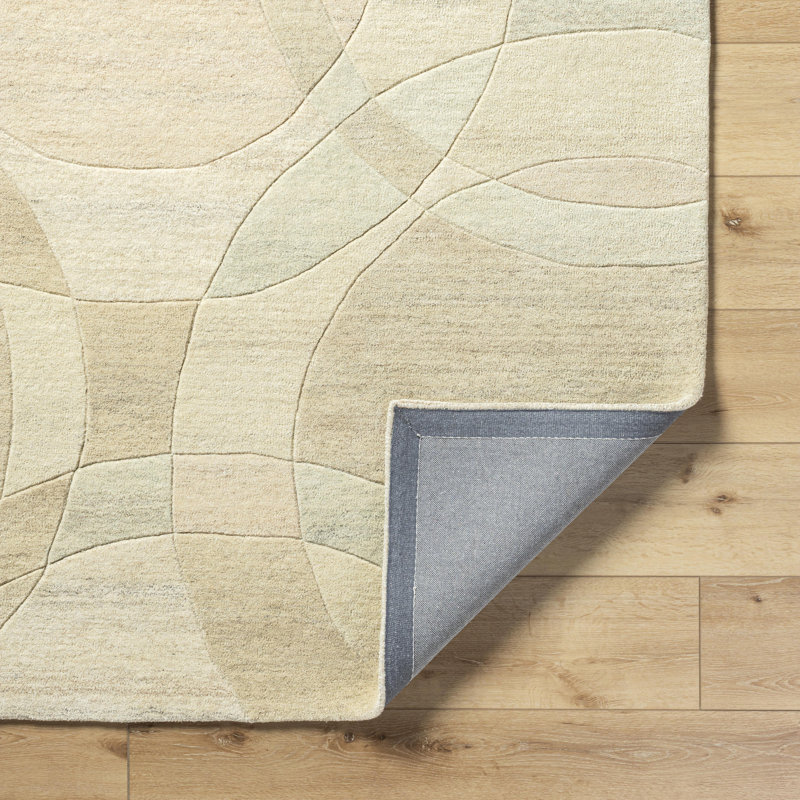 Castielle Hand Tufted Wool Abstract Rug, Rectangle 9' x 12'