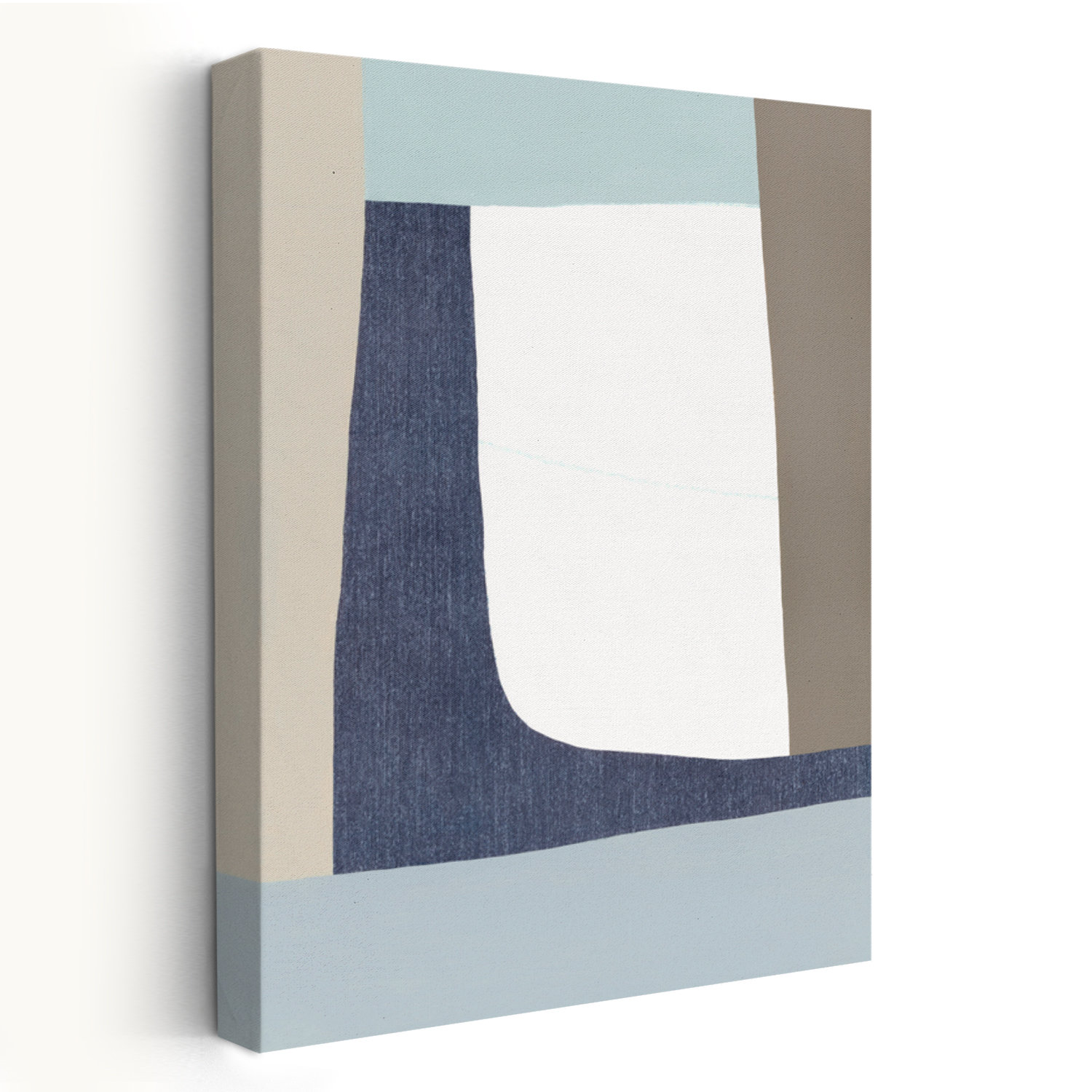 Orren Ellis Natural Flow II Modern Abstract Modern Geometric Minimalism ...