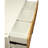 And White Finish Transitional Rectangular Bench With 3 Storage Drawers, Wooden Frame, Basket Front Drawer Metal Glide, Solid Wood Legs, Veneer, , 43 Inches Wide, 19 Tall Seat &