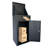 Outdoor 34'' Parcel Box Parcel Drop, Delivery Package Mail Box, Black